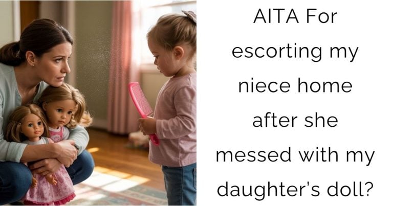 AITA For escorting my niece home after she messed with my daughter’s doll?