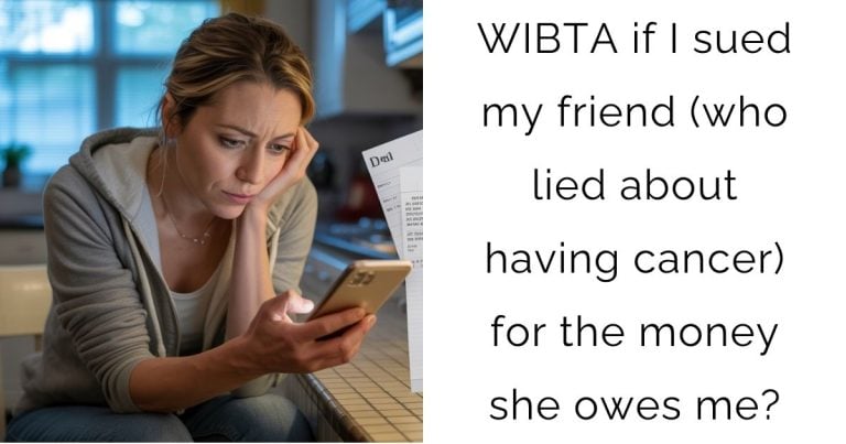 WIBTA if I sued my friend (who lied about having cancer) for the money she owes me?