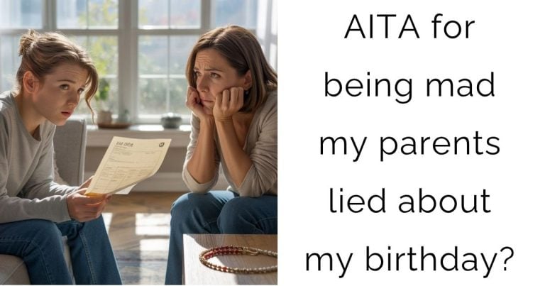 AITA for being mad my parents lied about my birthday?
