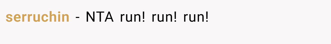 serruchin - NTA run! run! run!
