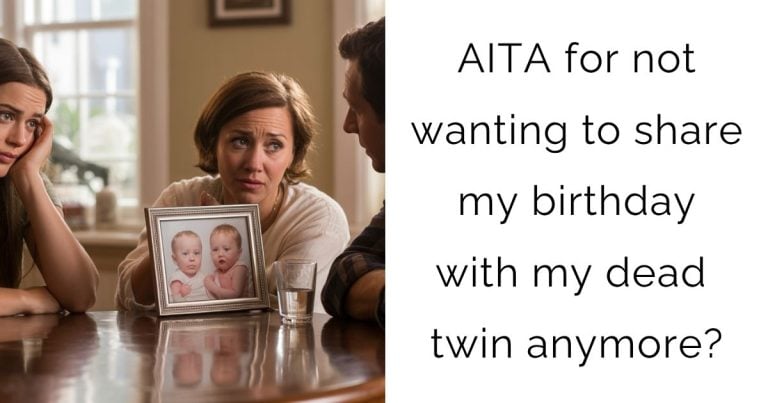 AITA for not wanting to share my birthday with my dead twin anymore?