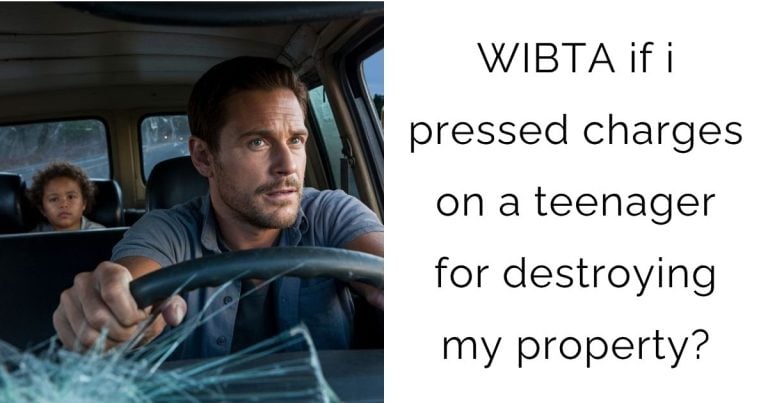 WIBTA if i pressed charges on a teenager for destroying my property?