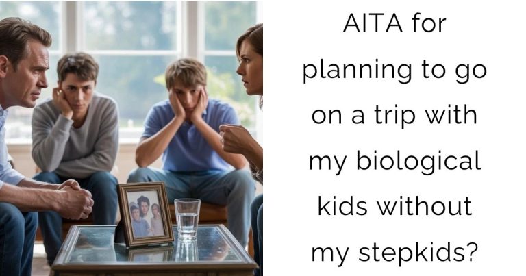AITA for planning to go on a trip with my biological kids without my stepkids?
