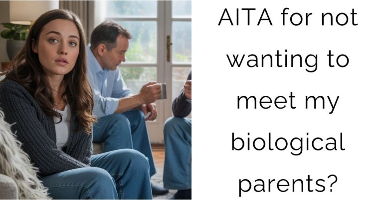 AITA for not wanting to meet my biological parents?