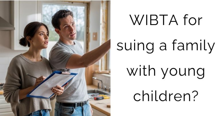 WIBTA for suing a family with young children?