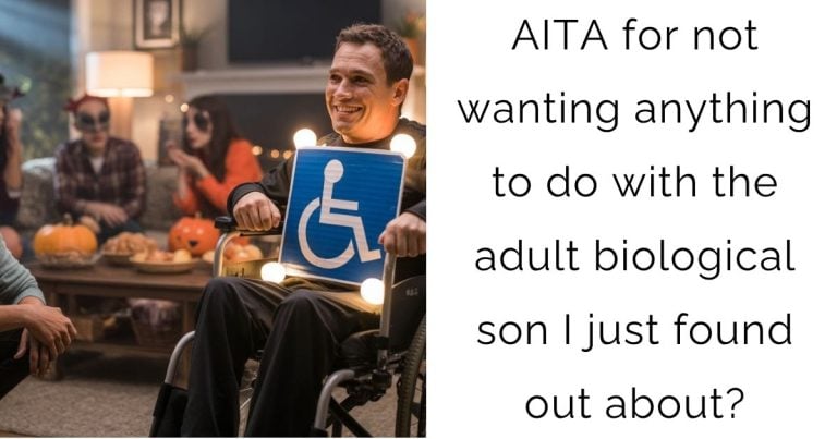 AITA for dressing up as a handicap sign for Halloween?
