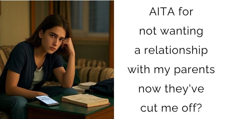 AITA for not wanting a relationship with my parents now they’ve cut me off?