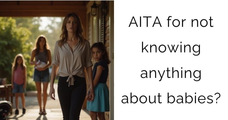AITA for not knowing anything about babies?