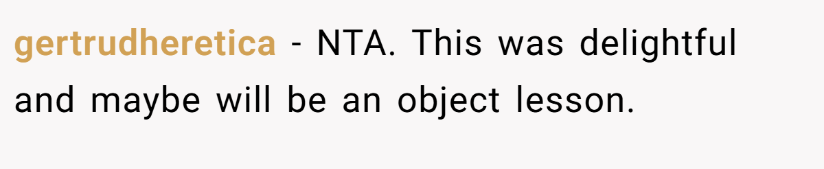 gertrudheretica − NTA. This was delightful and maybe will be an object lesson.