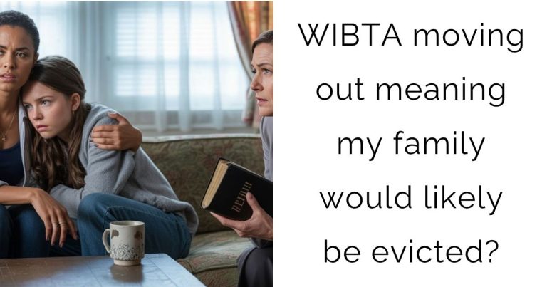 WIBTA moving out meaning my family would likely be evicted?
