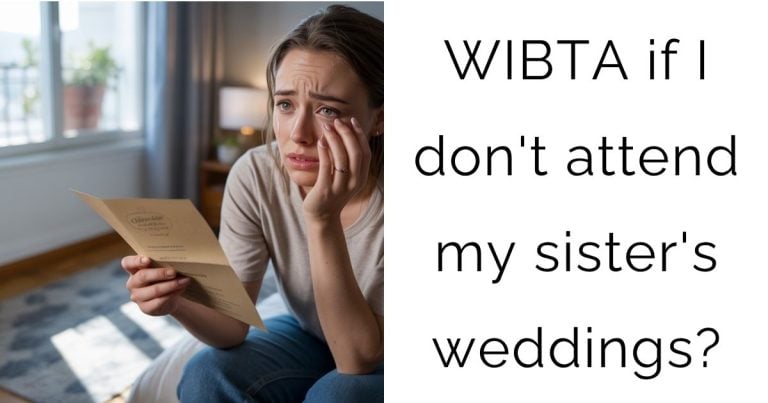 WIBTA if I don’t attend my sister’s weddings?