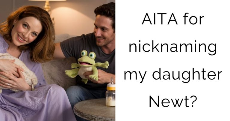 AITA for nicknaming my daughter Newt?