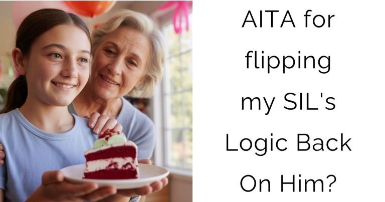 AITA for flipping my SIL’s Logic Back On Him?