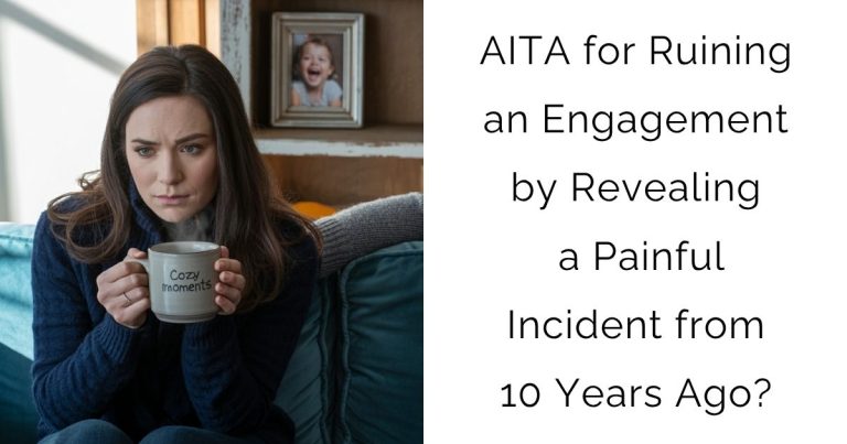 AITA for Ruining an Engagement by Revealing a Painful Incident from 10 Years Ago?