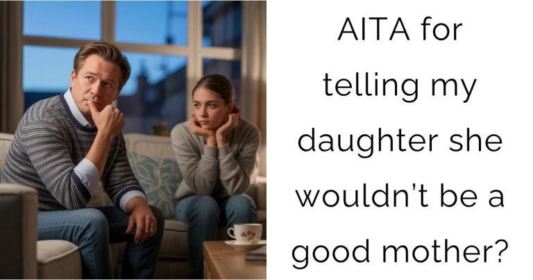 AITA for telling my daughter she wouldn’t be a good mother?
