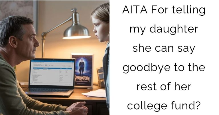 AITA For telling my daughter she can say goodbye to the rest of her college fund?