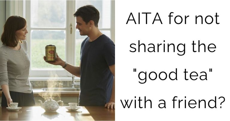AITA for not sharing the “good tea” with a friend?