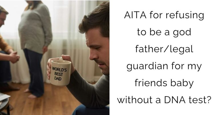 AITA for refusing to be a god father/legal guardian for my friends baby without a DNA test?
