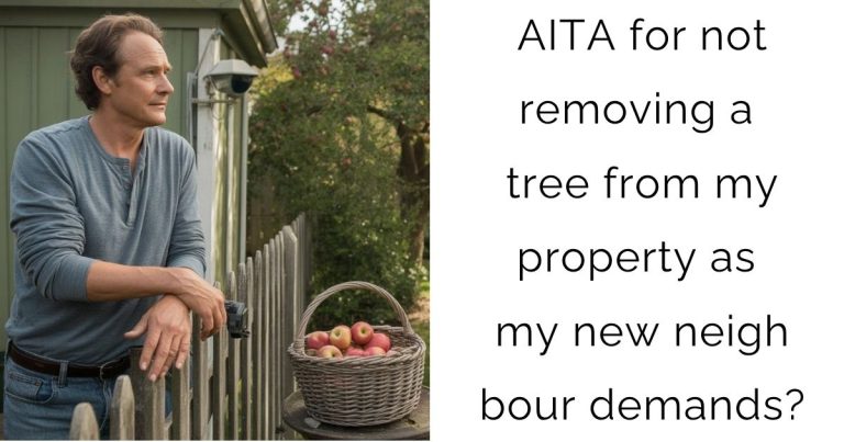 AITA for not removing a tree from my property as my new neigh bour demands?