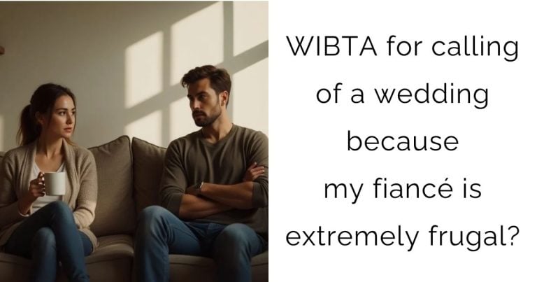WIBTA for calling of a wedding because my fiancé is extremely frugal?