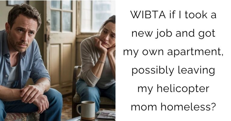 WIBTA if I took a new job and got my own apartment, possibly leaving my helicopter mom homeless?