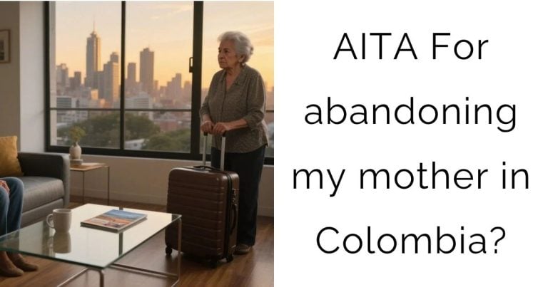 AITA For abandoning my mother in Colombia?