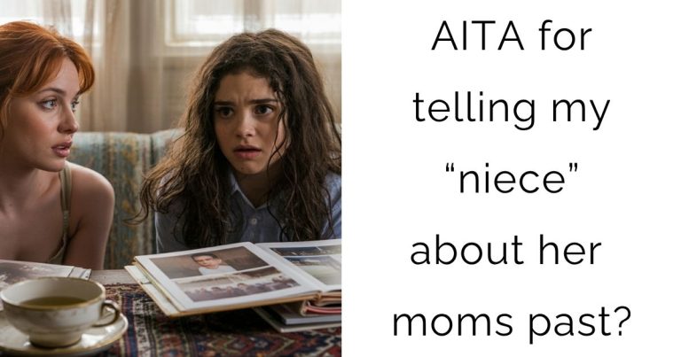 AITA for telling my “niece” about her moms past?