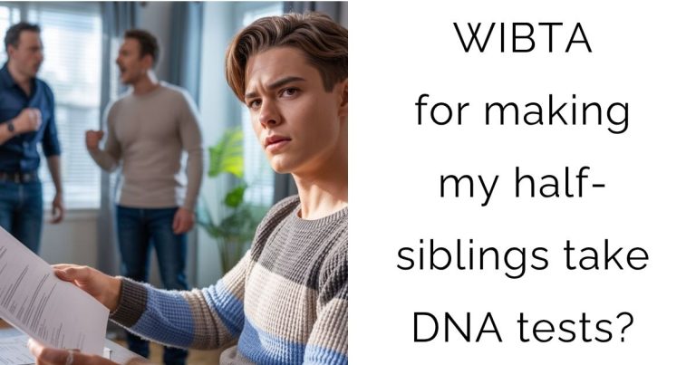 WIBTA for making my half-siblings take DNA tests?