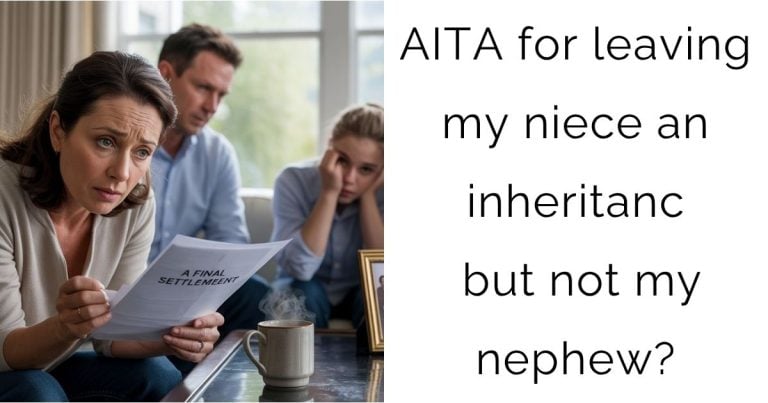 AITA for leaving my niece an inheritance but not my nephew?
