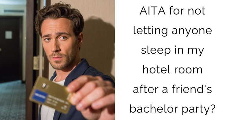 AITA for not letting anyone sleep in my hotel room after a friend’s bachelor party?