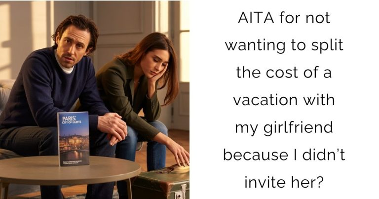 AITA for not wanting to split the cost of a vacation with my girlfriend because I didn’t invite her?