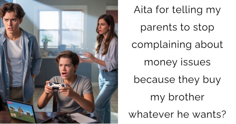 Aita for telling my parents to stop complaining about money issues because they buy my brother whatever he wants?