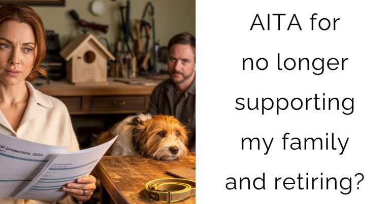 AITA for no longer supporting my family and retiring?