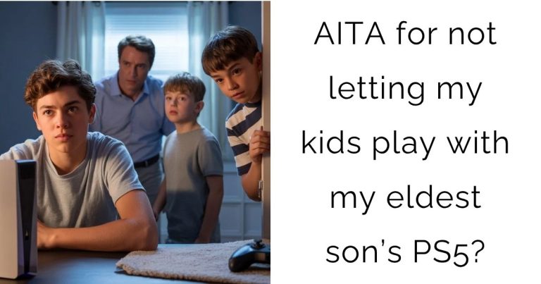 AITA for not letting my kids play with my eldest son’s PS5?