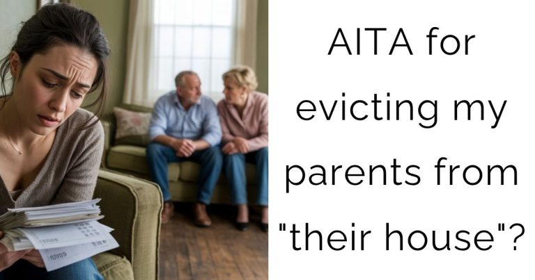 AITA for evicting my parents from “their house”?