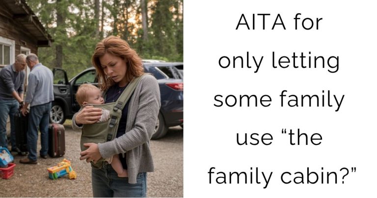 AITA for only letting some family use “the family cabin?”