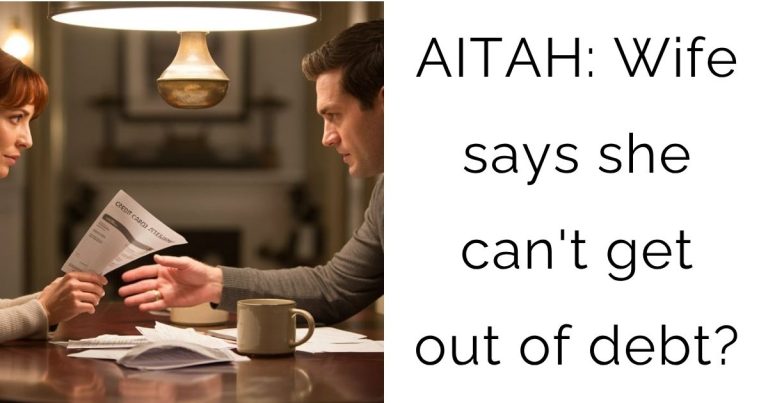 AITAH: Wife says she can’t get out of debt?