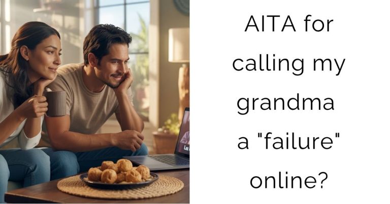 AITA for calling my grandma a “failure” online?
