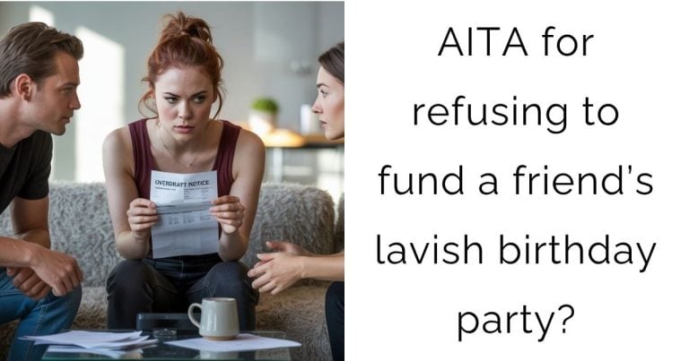 AITA for refusing to fund a friend’s lavish birthday party?
