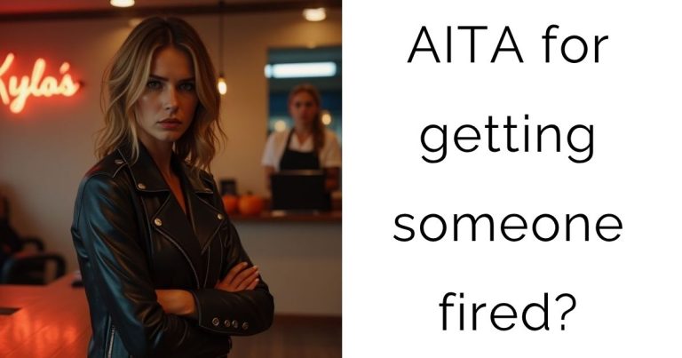 AITA for getting someone fired?