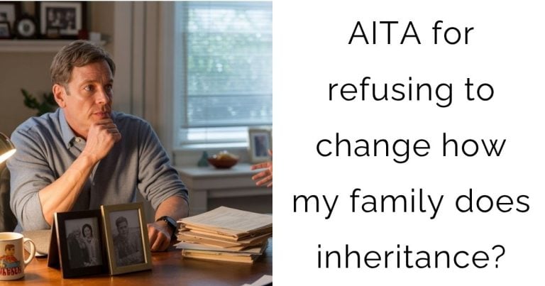 AITA for refusing to change how my family does inheritance?