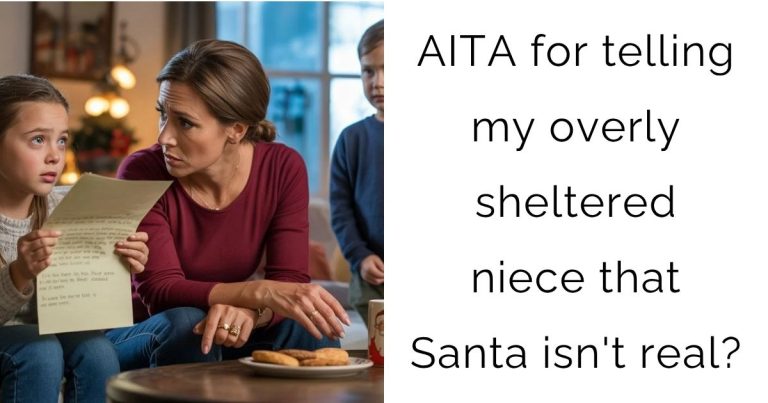 AITA for telling my overly sheltered niece that Santa isn’t real?