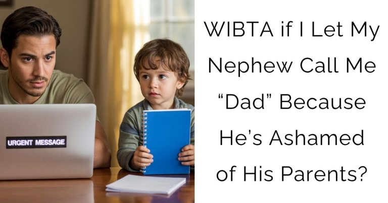 WIBTA if I Let My Nephew Call Me “Dad” Because He’s Ashamed of His Parents?