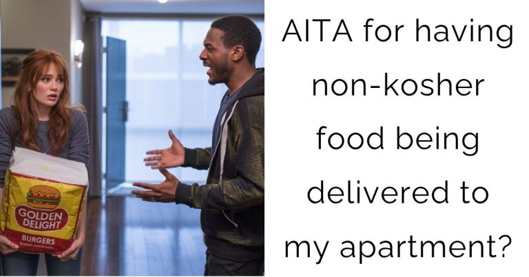 AITA for having non-kosher food being delivered to my apartment?