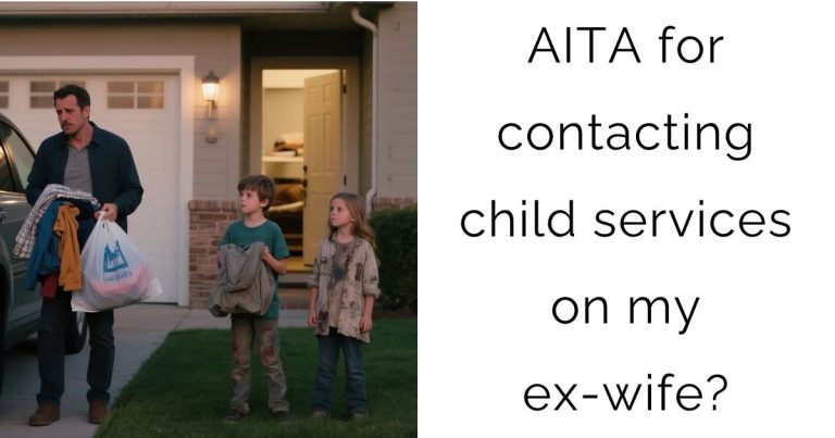 AITA for contacting child services on my ex-wife?