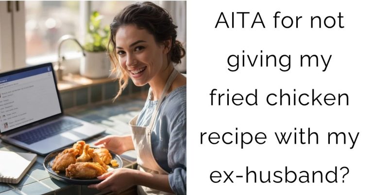 AITA for not giving my fried chicken recipe with my ex-husband?