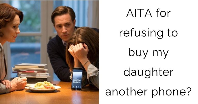 AITA for refusing to buy my daughter another phone?