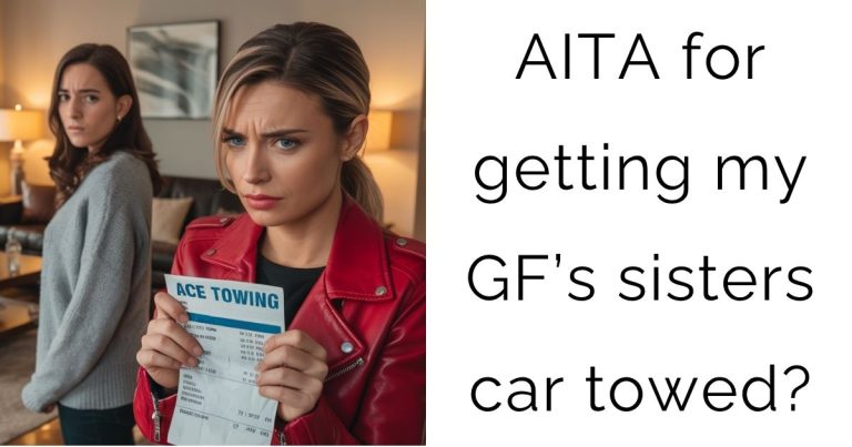 AITA for getting my GF’s sisters car towed?