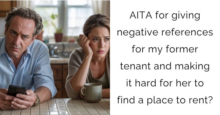 AITA for giving negative references for my former tenant and making it hard for her to find a place to rent?