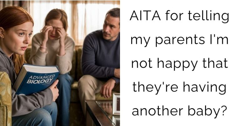 AITA for telling my parents I’m not happy that they’re having another baby?